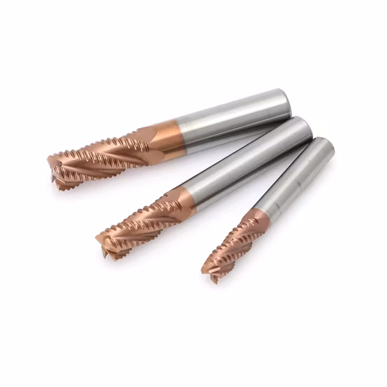 HRC55 2/4flutes Solid Carbide Roughing Machine Cutting Tool