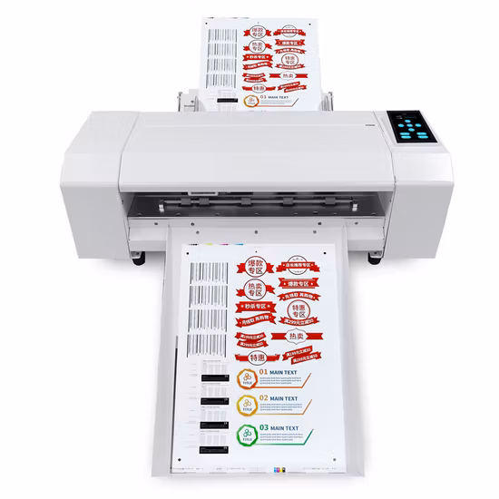 350 Mini Desktop A3+ Automatic Sheet Fed Digital Label Cutting Machine Sheet Label Kiss Cutter Machine