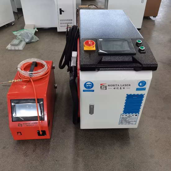 고품질, 최저 가격, 3 in 1 파이버 레이저 기계, 용접, 절단, 청소, 1kw, 1.5kw, 2kw, 산업 기계 기계